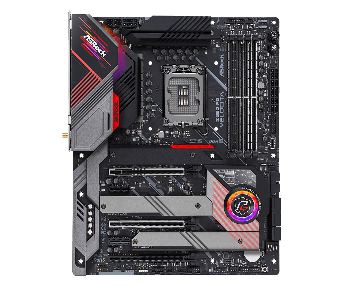 Asrock Z690 PG VELOCITA Mother - огляд і ціна Lga 1700 Ddr5 Itx Motherboard