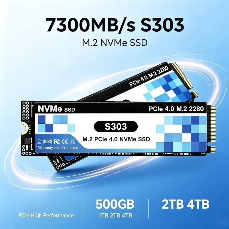 S303 M.2 NVMe Internal 500GB/1 - огляд і ціна M.2 Nvme 4Tb Pcie 4.0 Ssd