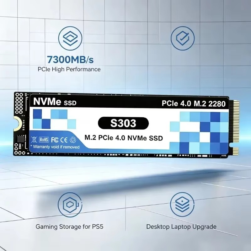 S303 M.2 NVMe Internal 500GB/1 - огляд і ціна M.2 Nvme 4Tb Pcie 4.0 Ssd