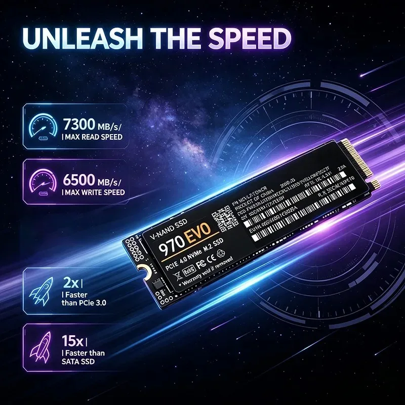 970 EVO SSD NVMe M.2 2280 PCIe - огляд і ціна M.2 Nvme 4Tb Pcie 4.0 Ssd